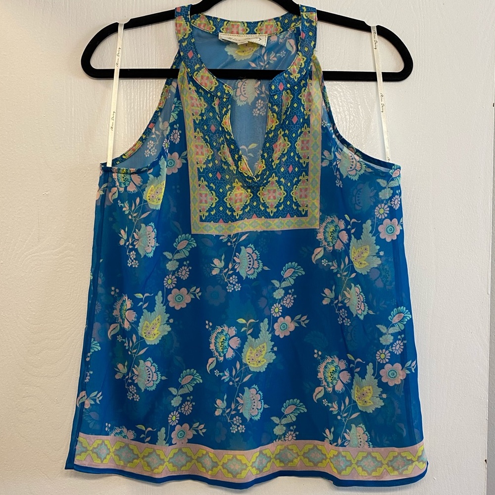 Miss Daisy Sheer Printed Blouse